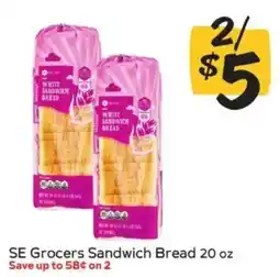 Winn Dixie Se Grocers Sandwich Bread offer