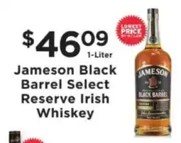 ShopRite Jameson Black Barrel Select Reserve Irish Whiskey offer