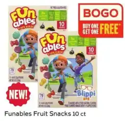 Winn Dixie Funables Fruit Snacks offer
