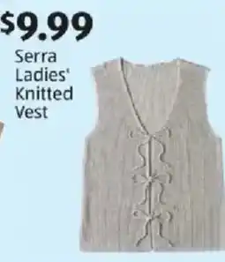 Aldi Serra Ladies' Knitted Vest offer