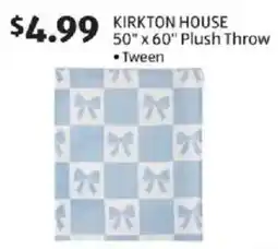 Aldi Kirkton House Plush Throw offer