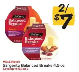 Winn Dixie Sargento balanced breaks offer