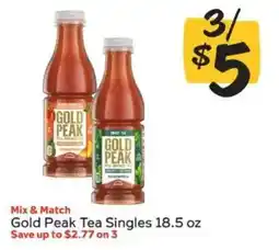 Winn Dixie Gold Peak Tea Singles offer