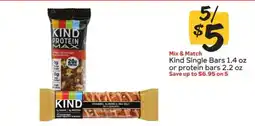 Winn Dixie Kind single bars or protein bars offer