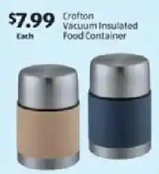 Aldi Crofton vacuum insulated food container offer
