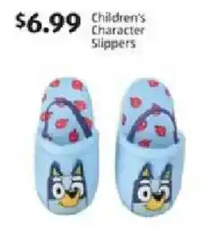 Children's Character Slippers