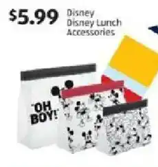 Aldi Disney Disney Lunch Accessories offer