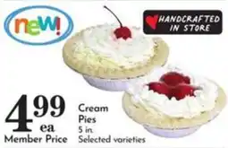 Pavilions Cream Pies offer