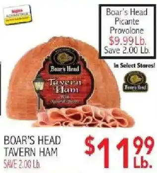 Ingles Markets Boar's Head Tavern Ham offer