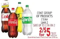 Ingles Markets Coke Group of Products offer