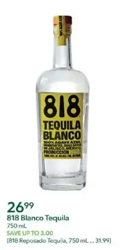 Publix 818 Blanco Tequila offer