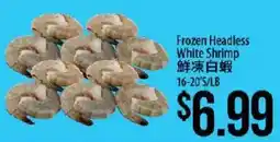 Hmart Frozen Headless White Shrimp offer