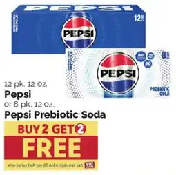 Harris Teeter Pepsi Prebiotic Soda offer