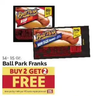 Harris Teeter Ball Park Franks offer