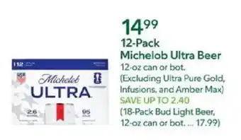 Publix Michelob Ultra Beer offer