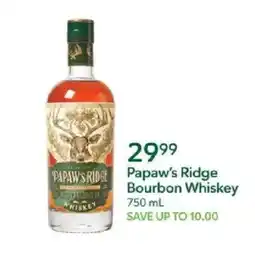 Publix Papaw's Ridge Bourbon Whiskey offer