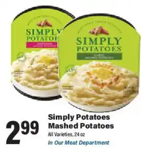 Big Y Simply Potatoes Mashed Potatoes offer