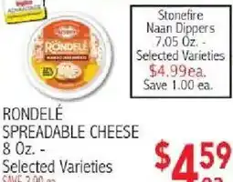 Ingles Markets Rondelé spreadable cheese offer