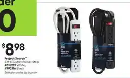 Lowe's Project Source 4-ft 6-Outlet Power Strip offer