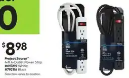 Lowe's Project Source 4-It 6-Outlet Power Strip offer
