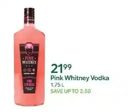 Publix Pink Whitney Vodka offer