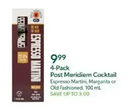 Publix Post Meridiem Cocktail offer