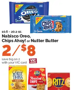 Harris Teeter Nabisco Oreo, Chips Ahoy! or Nutter Butter offer