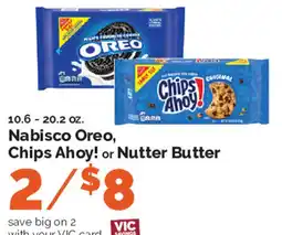 Harris Teeter Nabisco Oreo, Chips Ahoy! or Nutter Butter offer