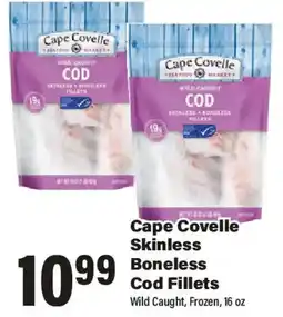 Big Y Cape Covelle Skinless Boneless Cod Fillets offer
