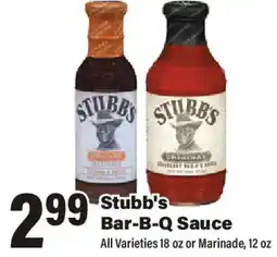 Big Y Stubb's Bar-B-Q Sauce offer