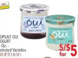 Ingles Markets Oui Yogurt offer