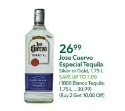Publix Jose Cuervo Especial Tequila offer