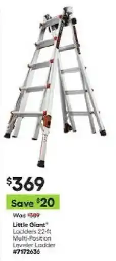 Lowe's Little Giant Ladders 22-ft Multi-Position Leveler Ladder offer