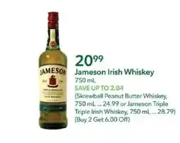 Publix Jameson Irish Whiskey offer