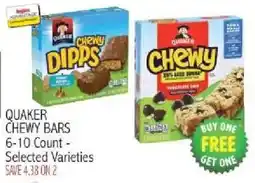 Ingles Markets Quaker chewy bars offer