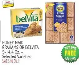 Ingles Markets Honey Maid Grahams or BelVita offer