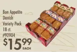 Smart & Final Bon Appetite Danish Variety Pack offer
