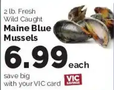 Harris Teeter Maine Blue Mussels offer