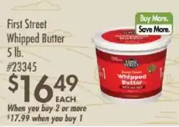 Smart & Final First Street Whipped Butter offer