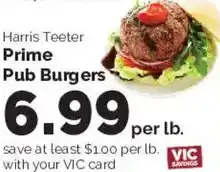 Harris Teeter Harris Teeter Prime Pub Burgers offer