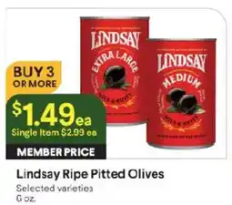 Raley's Lindsay Ripe Pitted Olives offer