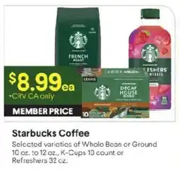 Raley's Starbucks Coffee offer