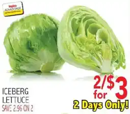 Ingles Markets Iceberg Lettuce offer