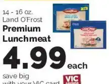 Harris Teeter Land O'Frost Premium Lunchmeat offer