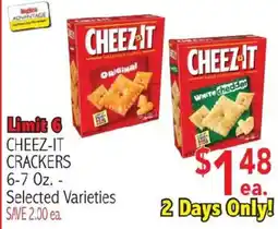 Ingles Markets Cheez-it crackers offer