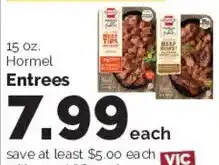 Harris Teeter Hormel Entrees offer