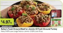 Raley's Raley's Fresh Ground Beef or Jennie-O Fresh Ground Turkey offer