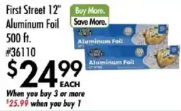 Smart & Final First Street aluminum foil offer