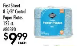 Smart & Final First Street coated paper plates offer