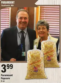 Big Y Paramount Popcorn offer